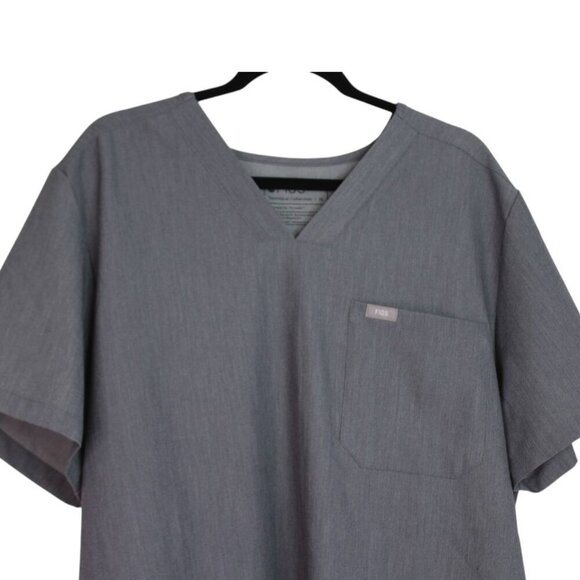 Figs Chisec Three Pocket Scrub Top  Graphite Gray Men’s Size XL - Picture 4 of 7